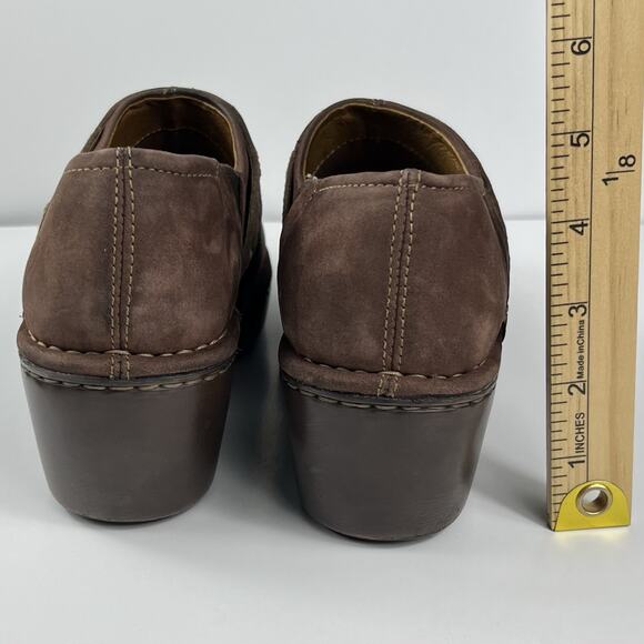 Ariat Westlake Womens Clogs 6.5B Brown Leather Floral Studded Slip On Equestrian - Picture 11 of 12